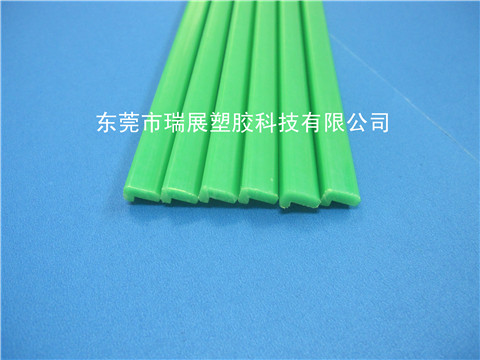 PA6綠色異型膠條,L型尼龍膠條