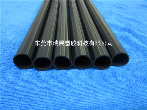 黑色85度PVC軟管 梅花形異型管 26.6×23×1.8mm